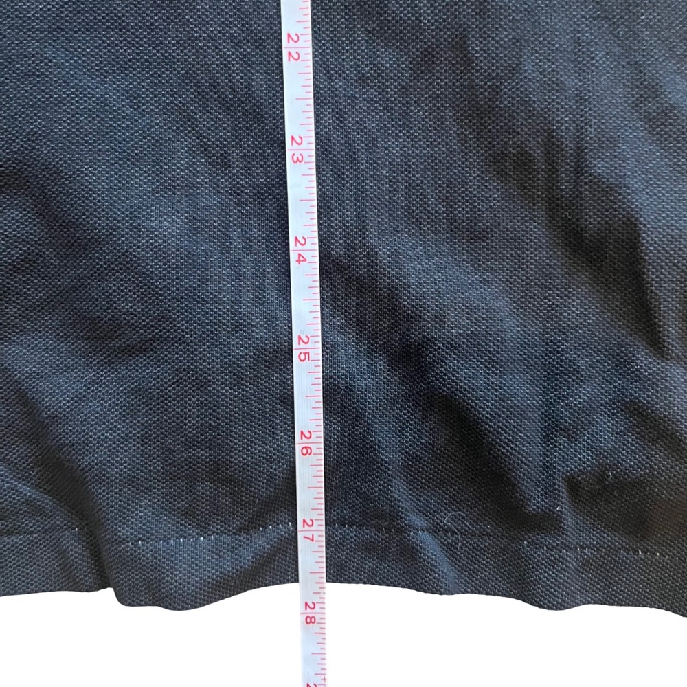 Polo Ralph Lauren Mens Black Custom Fit Short Sleeve Polo Shirt Large Crest 3 - Picture 7 of 8